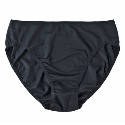 Hanky Panky - SUPIMA® Cotton High Cut Brief - Black - View 1