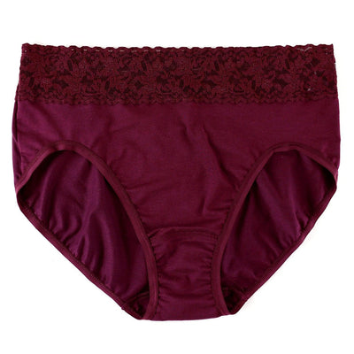 Hanky Panky - SUPIMA® Cotton French Brief - Cabernet - View 1