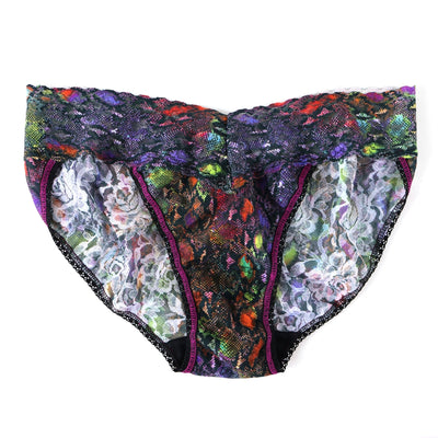 Printed Signature Lace V-Kini in Rainboa - Hanky Panky - View1