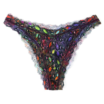 Printed Signature Lace Tanga in  RAINBOA - Hanky Panky - View1