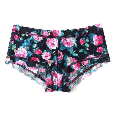 Printed Signature Lace Boyshort in Damascus Rose - Hanky Panky - View1