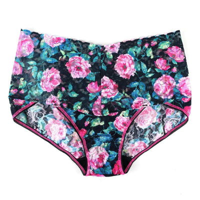 Printed Retro Lace V-Kini in Damascus Rose - Hanky Panky - View1