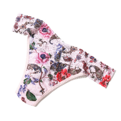 Hanky Panky - Printed Signature Lace Original Rise Thong - Highgrove - View 1