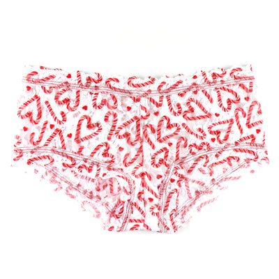 Hanky Panky - Printed Signature Lace Boyshort - Candy Cane - View 1